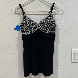 Black and White Floral Dress